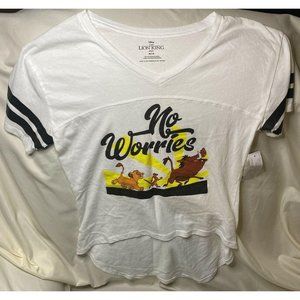 LION KING~No Worries~V-Neck Short Sleeve Tee~Junio